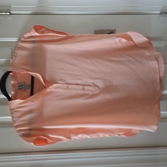 WORTHINGTON BRAND WOMEN'S PEACH SLEEVELESS SUMMER TOP SIZE XS - Picture 2 of 15